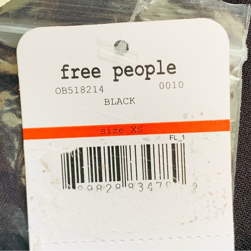 NWT Free People Lace Daydream Bodycon Slip Dress Black - Picture 14 of 15